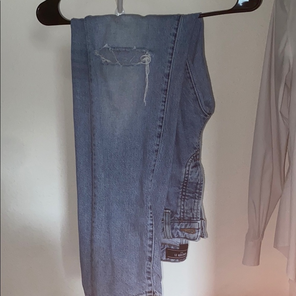 Forever 21 Mens Ripped Jeans